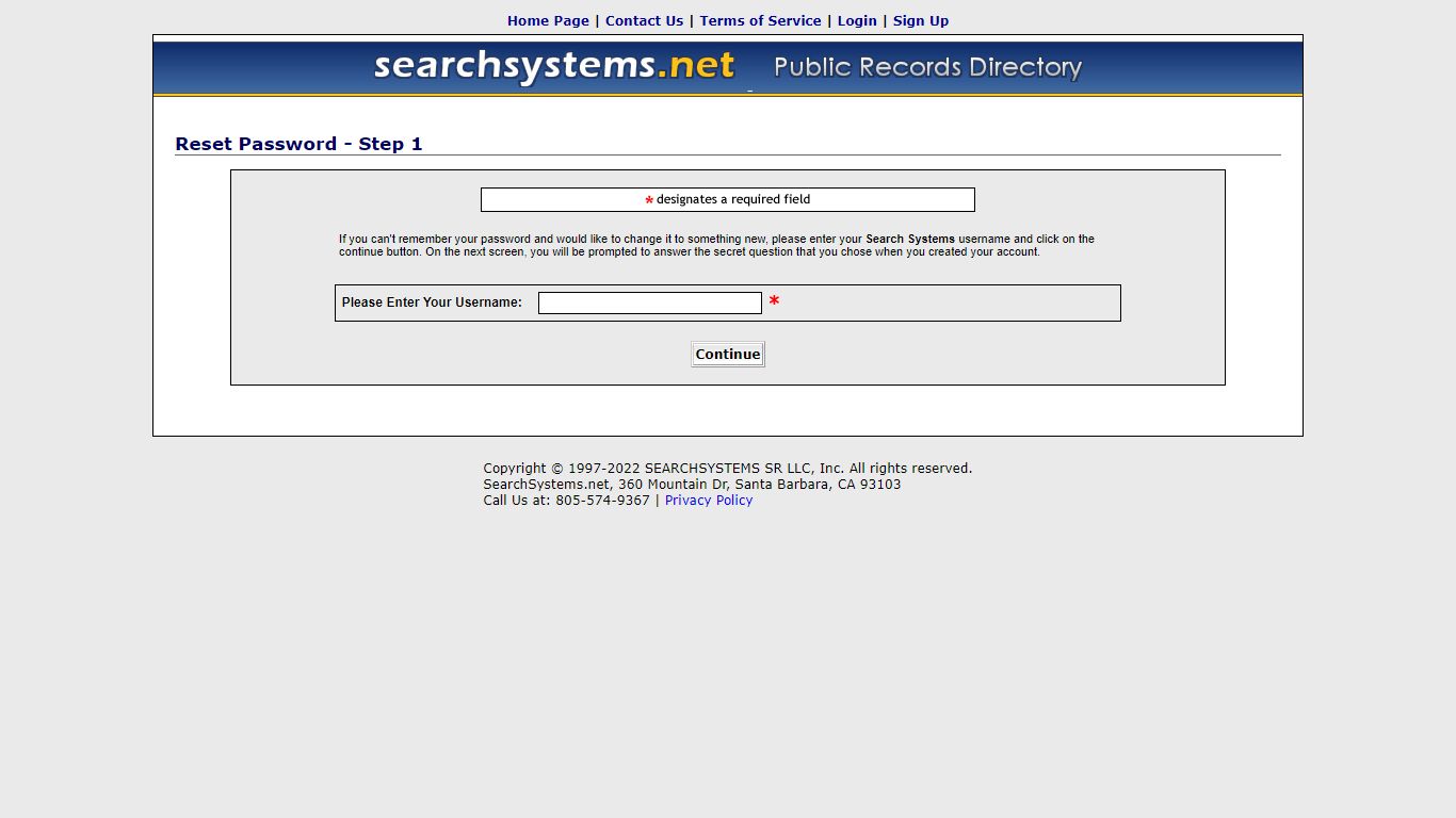 SearchSystems.net - Public Records Directory